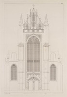 KG 15835
<br/>
Grondtekeningen van het Gebouw der Maatschappije van verdiensten (...) Felix Meritis: doorsnede volgens c.d.
<br/>
<em>Meer de Jonge, Noach van der (1741-1822)</em>